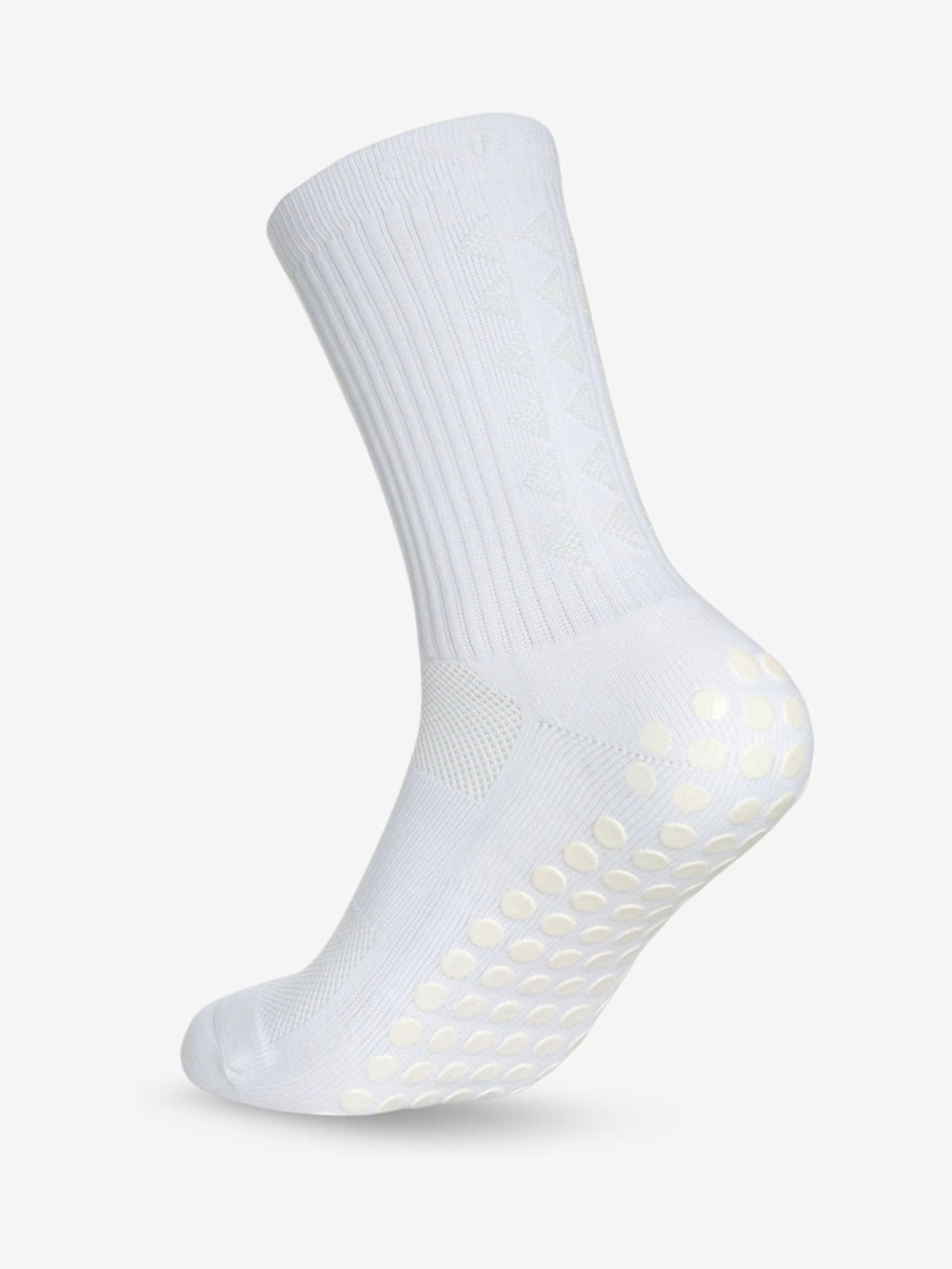 Gain the Edge White Midcalf Football Grip 3.0 Socks